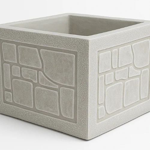 doniczka z betonu ogrodowa