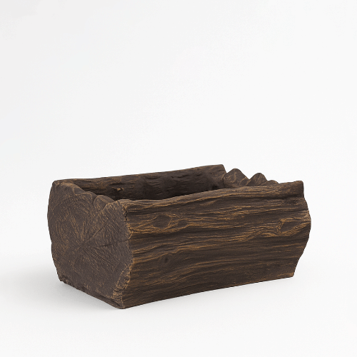 donica o imitacji drewna