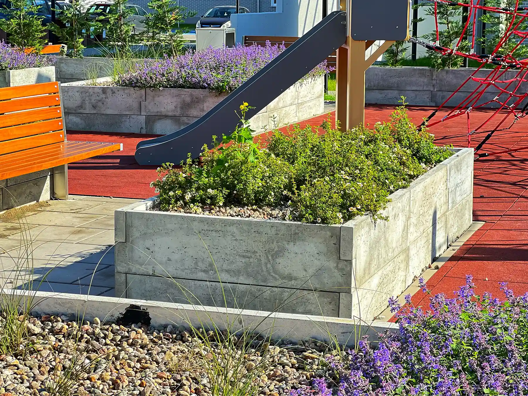 donice miejskie z betonu