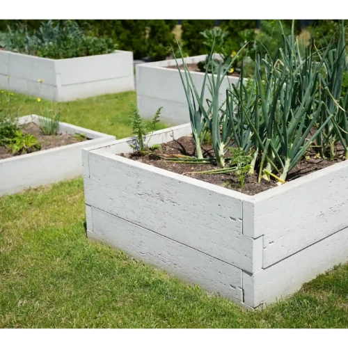 warzywnik betonowy w ogrodzie