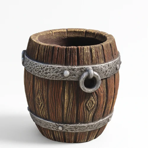 donica betonowa beczka