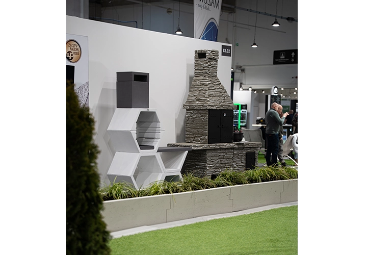 nowoczesny grill betonowy