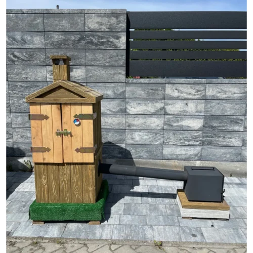 mała wędzarnia z betonu