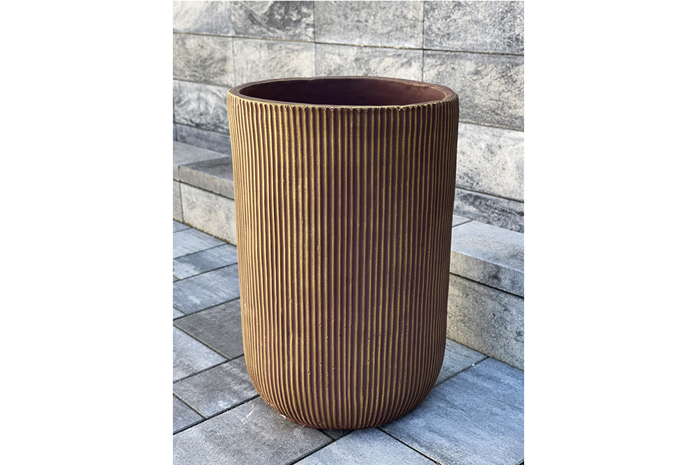 betonowe donice ryflowane