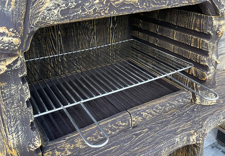 pojemny ruszt ze stali nierdzewnej