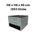 118 x 118 x 90 - 1253 Litrów