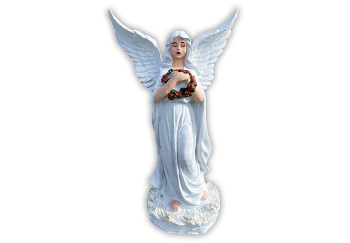 figurka z betonu anioł