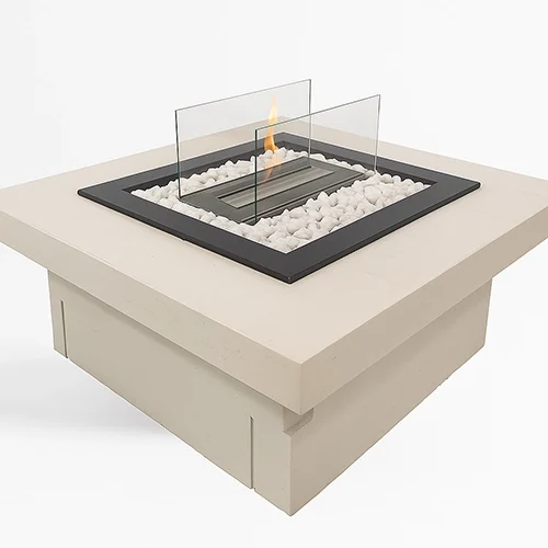 palenisko betonowe z wkładem na biopaliwo