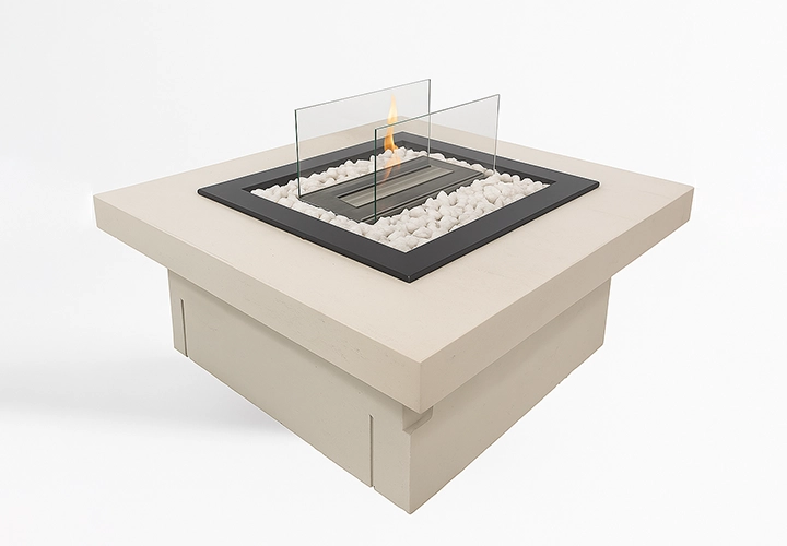 palenisko betonowe z wkładem na biopaliwo