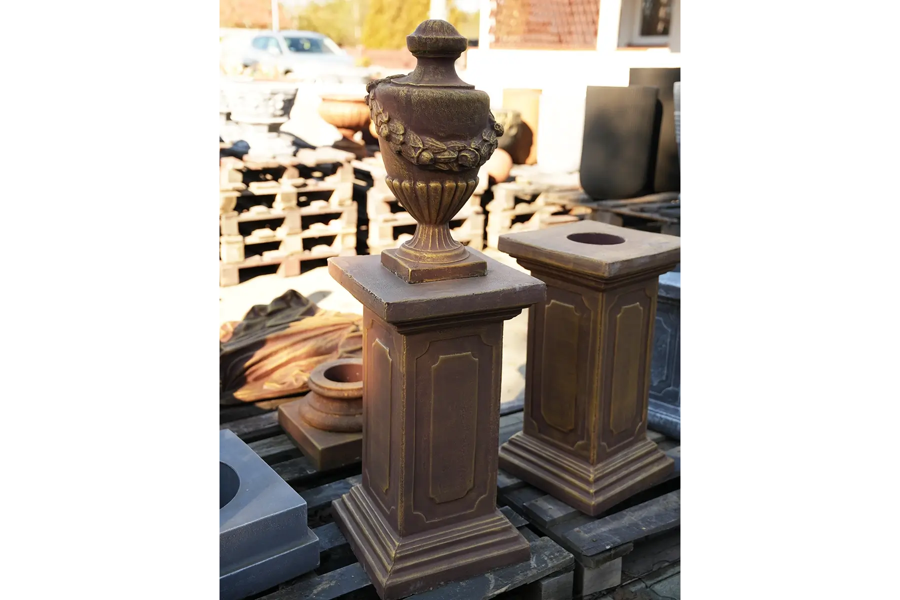 puchar figura z betonu