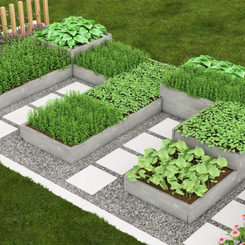 gotowy ogród warzywny realizacja