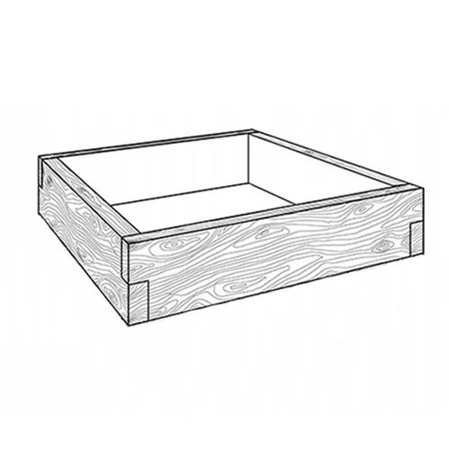 WARZYWNIK BETONOWY "DESKA" 90x90x29 cm